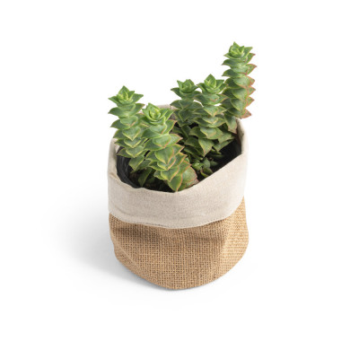 DUCASSE. Saco multiusos em juta (260g/m²) e algodão (120g/m²)